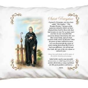 St Peregine Pillow Case - English Prayer